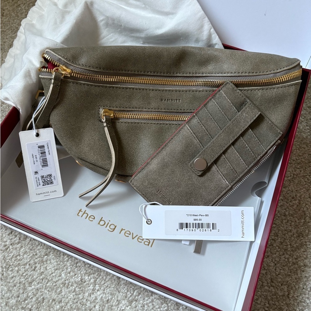 Hammitt Charles Pewter Crossbody Bag NWT!
Wallet is no longer available!!
